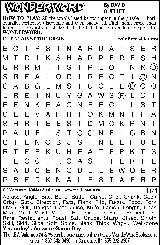 Wonderword puzzles Week of October - 661ff70640444.image