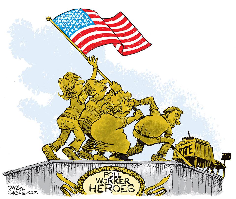 Editorial cartoon (2) Nov. 5, 2024 Opinion