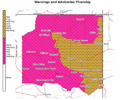 Red flag, high wind warnings today | News | dcourier.com
