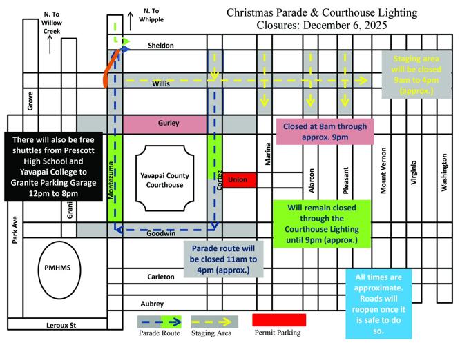 2025 Christmas Parade and Courthouse Lighting street closure ...