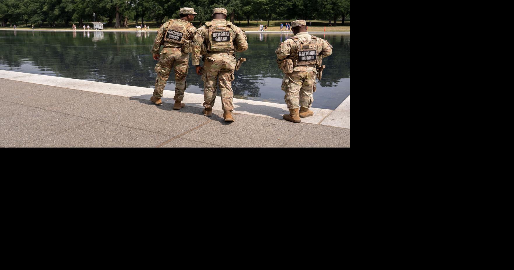 Patrols and nanobubbles on display at Reflecting Pool as Trump looks for renovation do-over