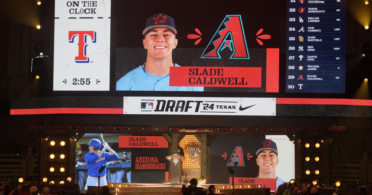 Diamond Backdraft Arizona Diamondbacks select four players on Day 1 of 2024 Major League ...