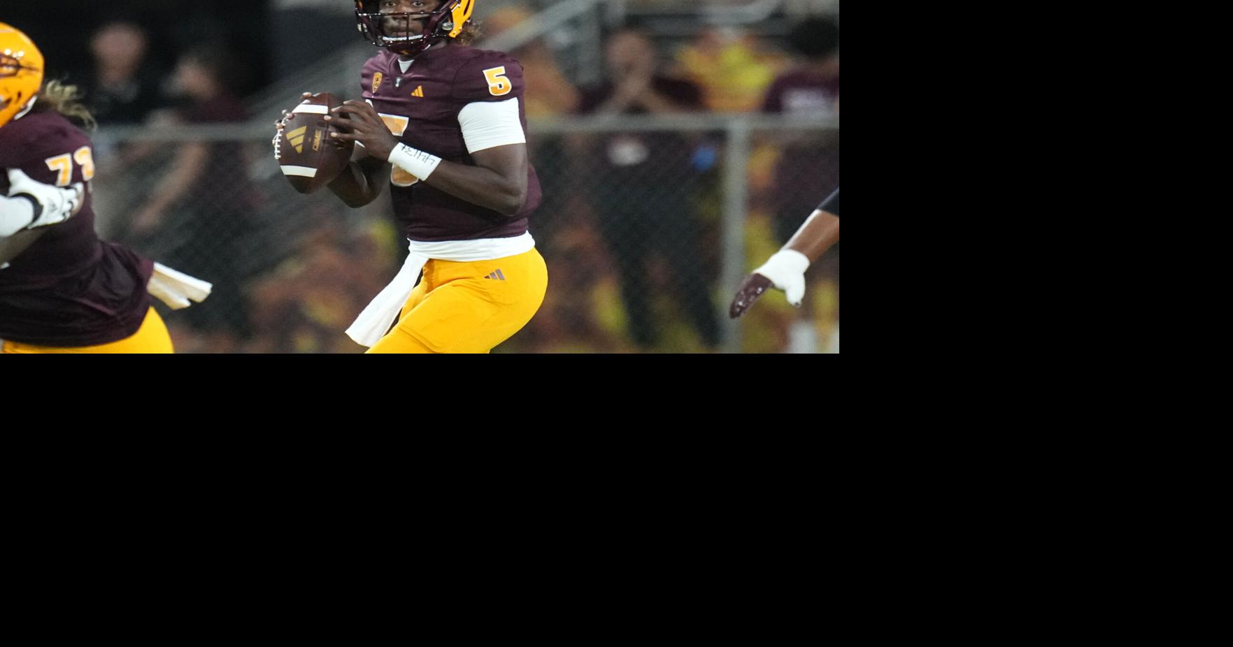 Rashada throws for two TDs, Arizona State earns storm-delayed 24-21 win ...