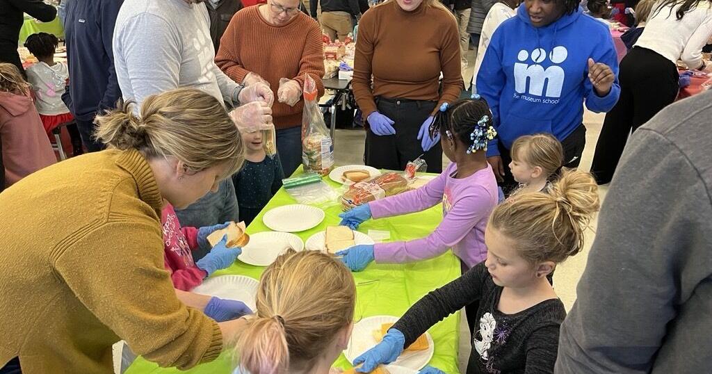 Museum School students give back during MLK Day of Service