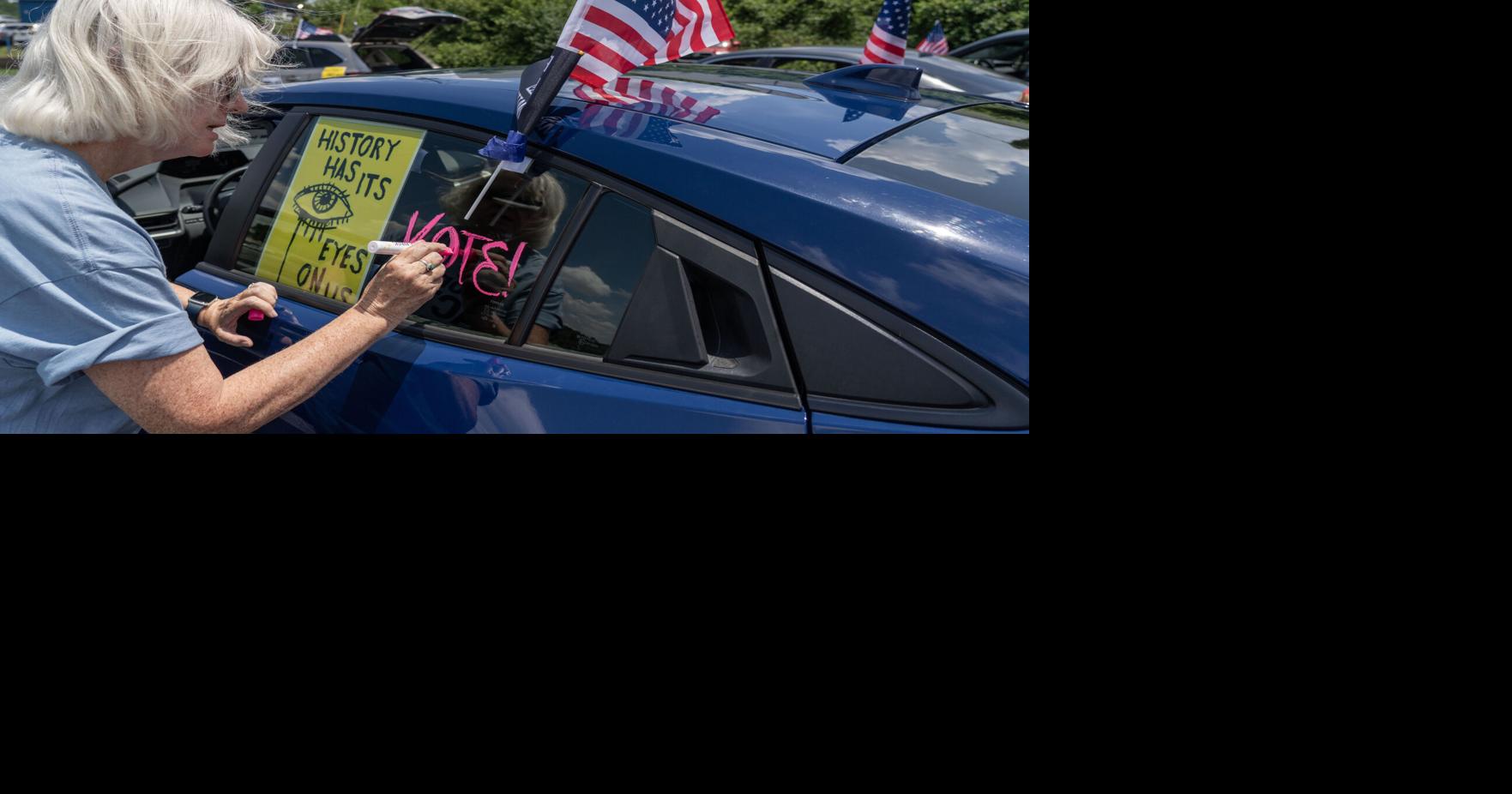 Caravan for Justice rolls I-285 in support of voting rights | Avondale ...