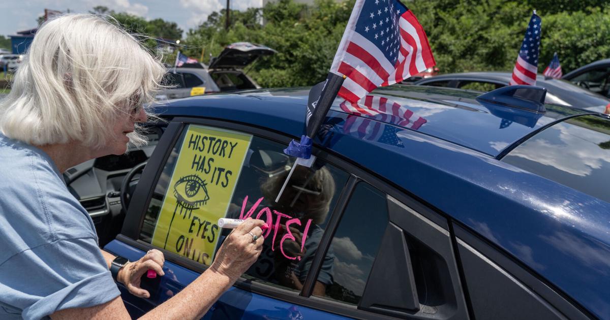 Caravan for Justice rolls I-285 in support of voting rights | Avondale ...