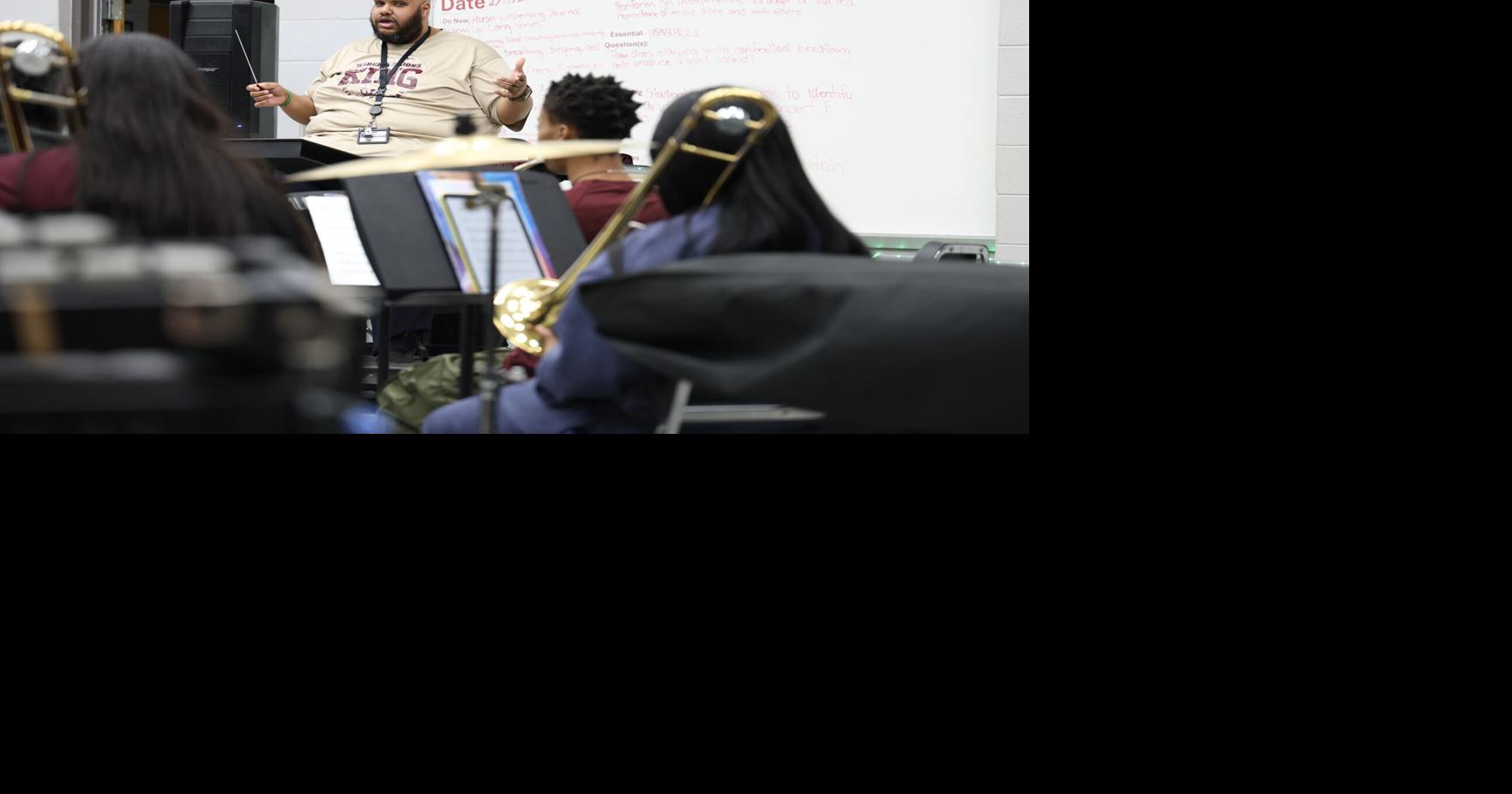 MLK High School band director is a leader of Kings