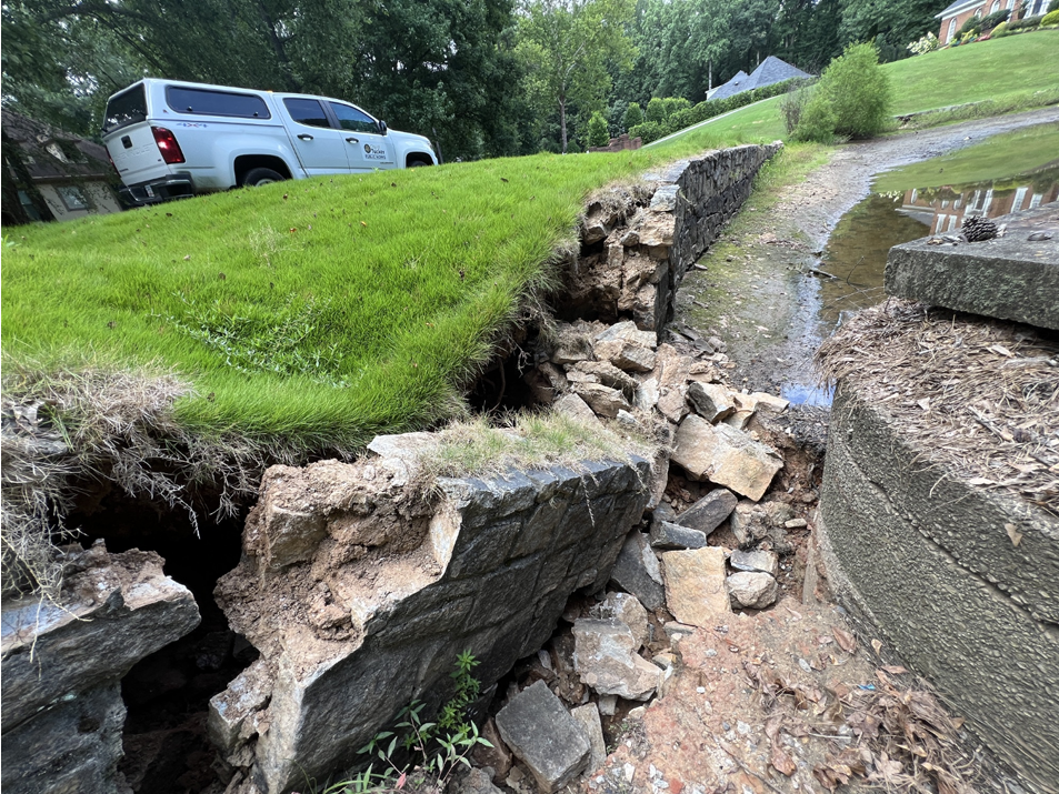 Tucker officials working to address Windsong Way sinkhole
