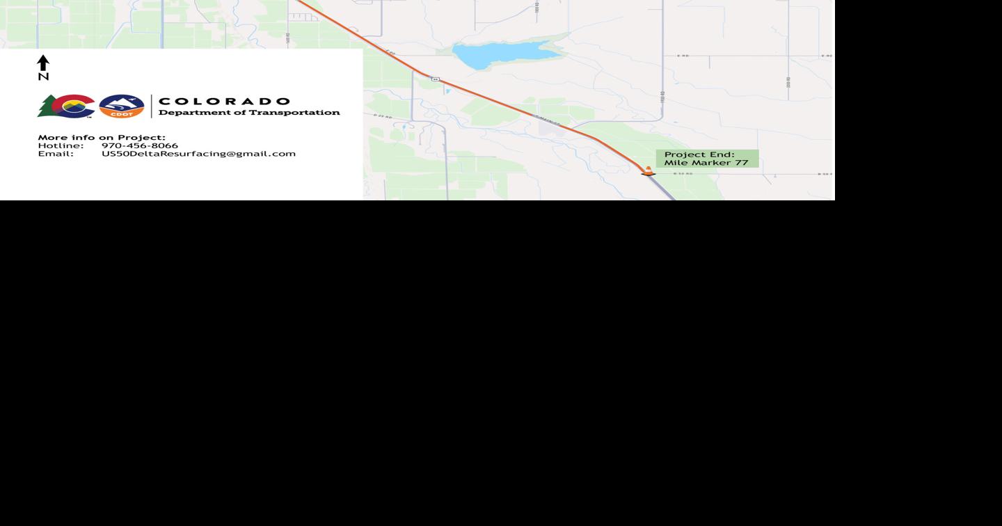 US 50 Delta resurfacing project to begin Tuesday, April 14; Pedestrian ...