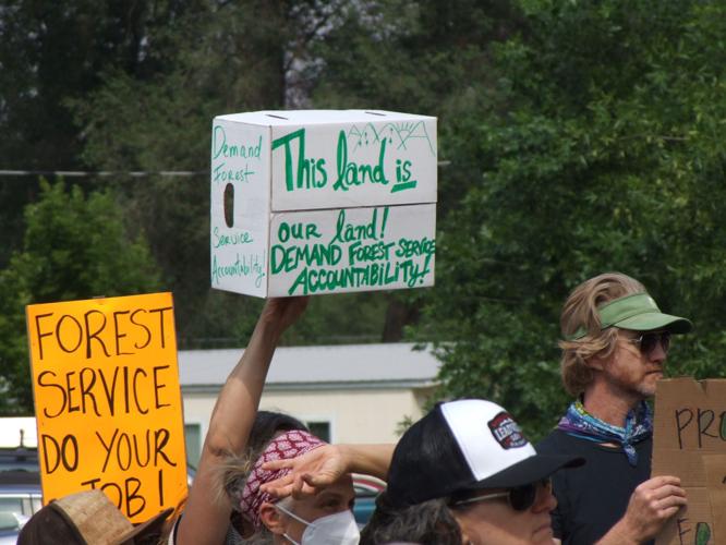 North Fork community gathers for peaceful protest against Arch Coal