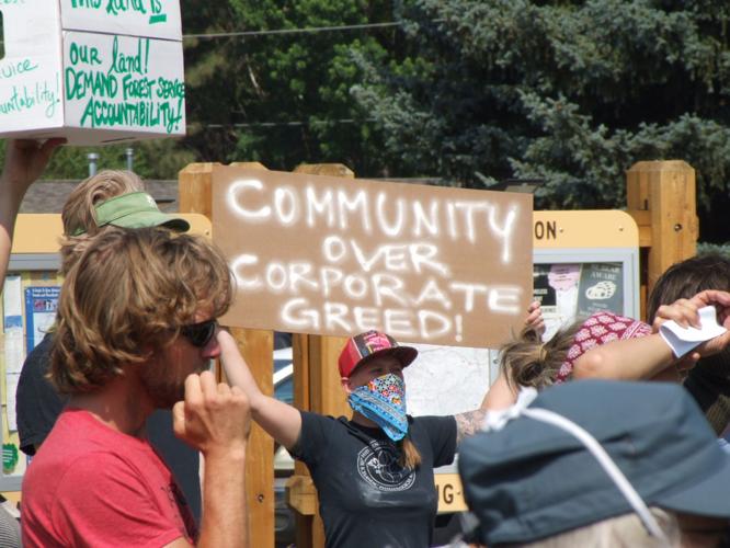 North Fork community gathers for peaceful protest against Arch Coal