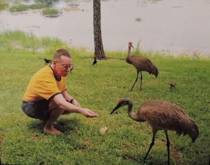 Local crane enthusiast Lynn Warner shares a bit on the sandhill cranes ...