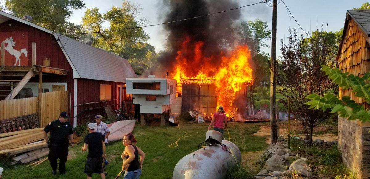 community comes together in aftermath of property fire