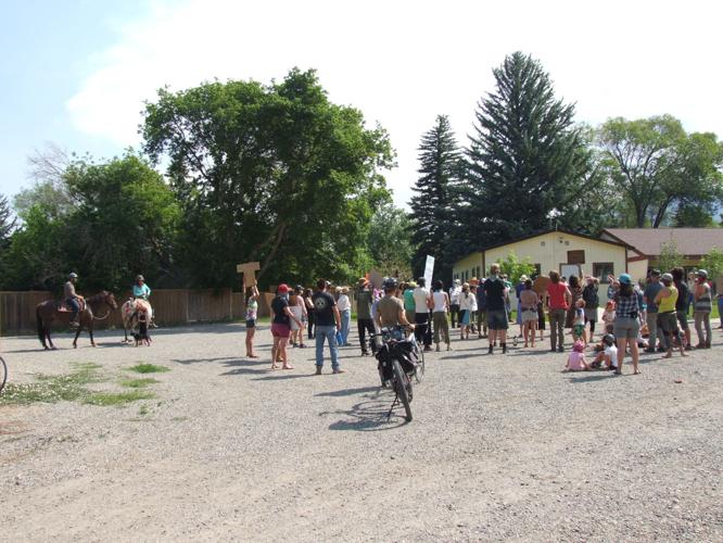 North Fork community gathers for peaceful protest against Arch Coal