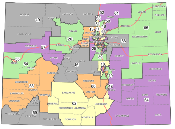 Colorado Independent Redistricting Commission releases latest maps ...