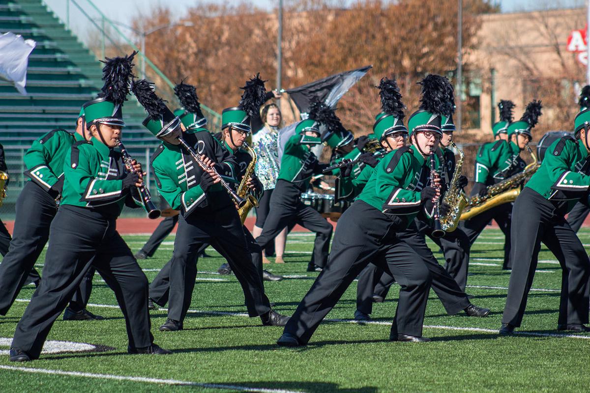 Marching band state championships Cedaredge fourth at finals; Olathe