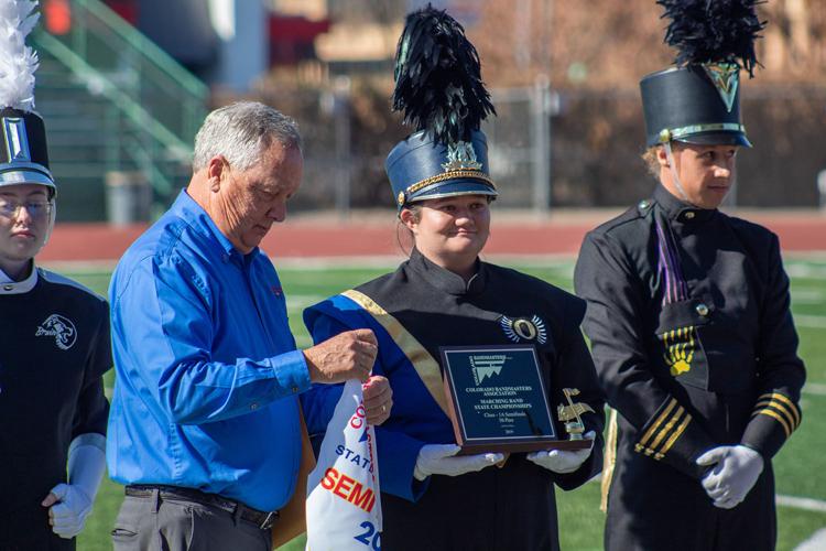 Marching band state championships Cedaredge fourth at finals; Olathe