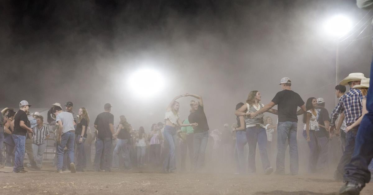Scenes from the Delta County Fair barn dance