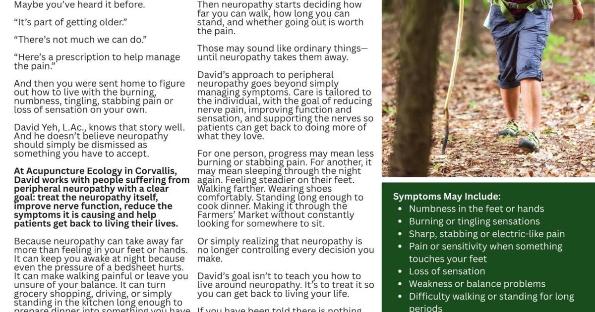 ACUPUNCTURE ECOLOGY - Ad from 2026-09-01