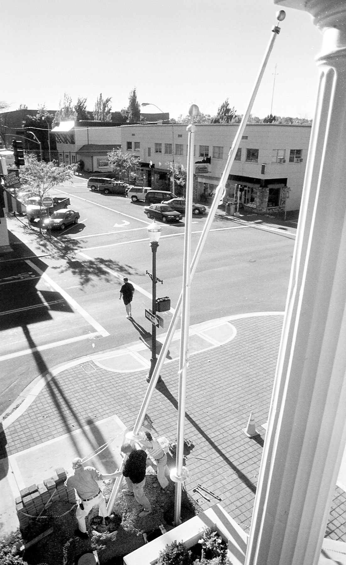 Flashback-September GT City Hall Flag Pole