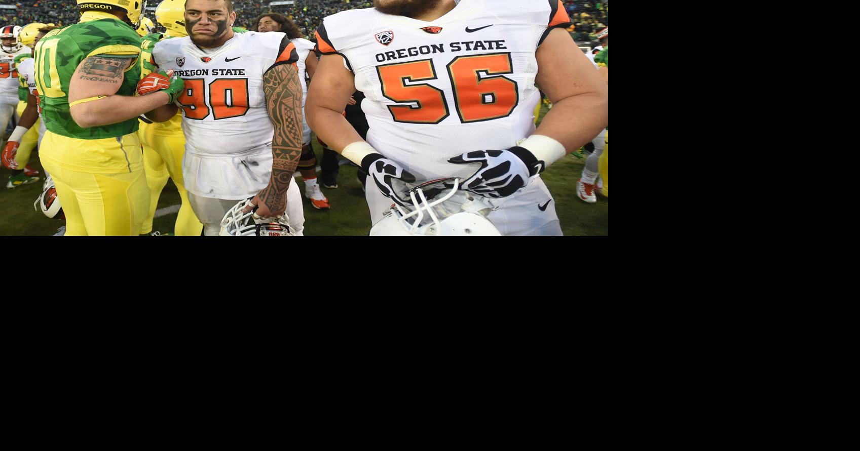 AND AT 79, EAGLES DRAFT O-LINEMAN ISAAC SEUMALO FROM OREGON STATE