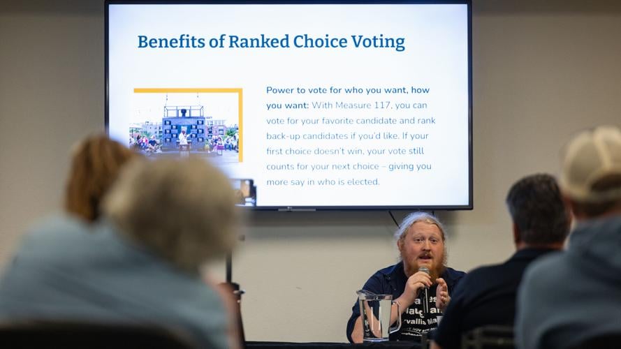 Albany ballot measure forum draws protest