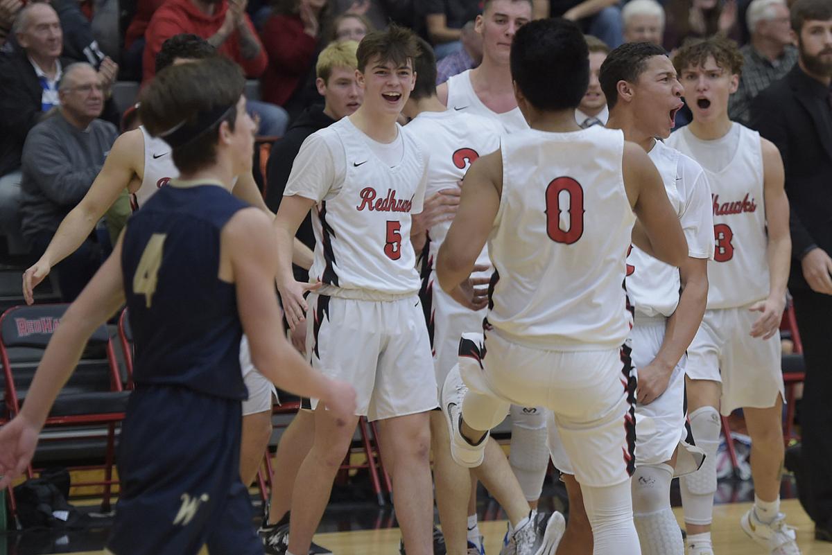 Prep Boys Basketball Redhawks Hold Off Bulldogs Down The Stretch High School Democratherald Com