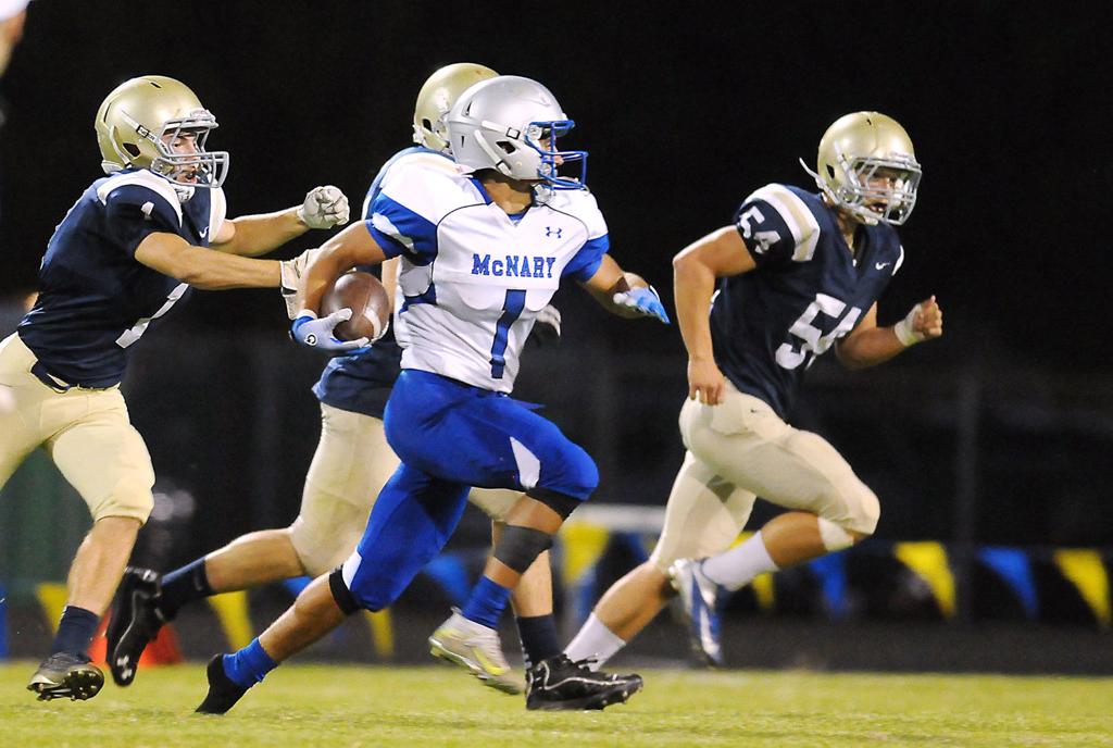 Prep Football Bulldogs Rally To Down Mcnary In Overtime