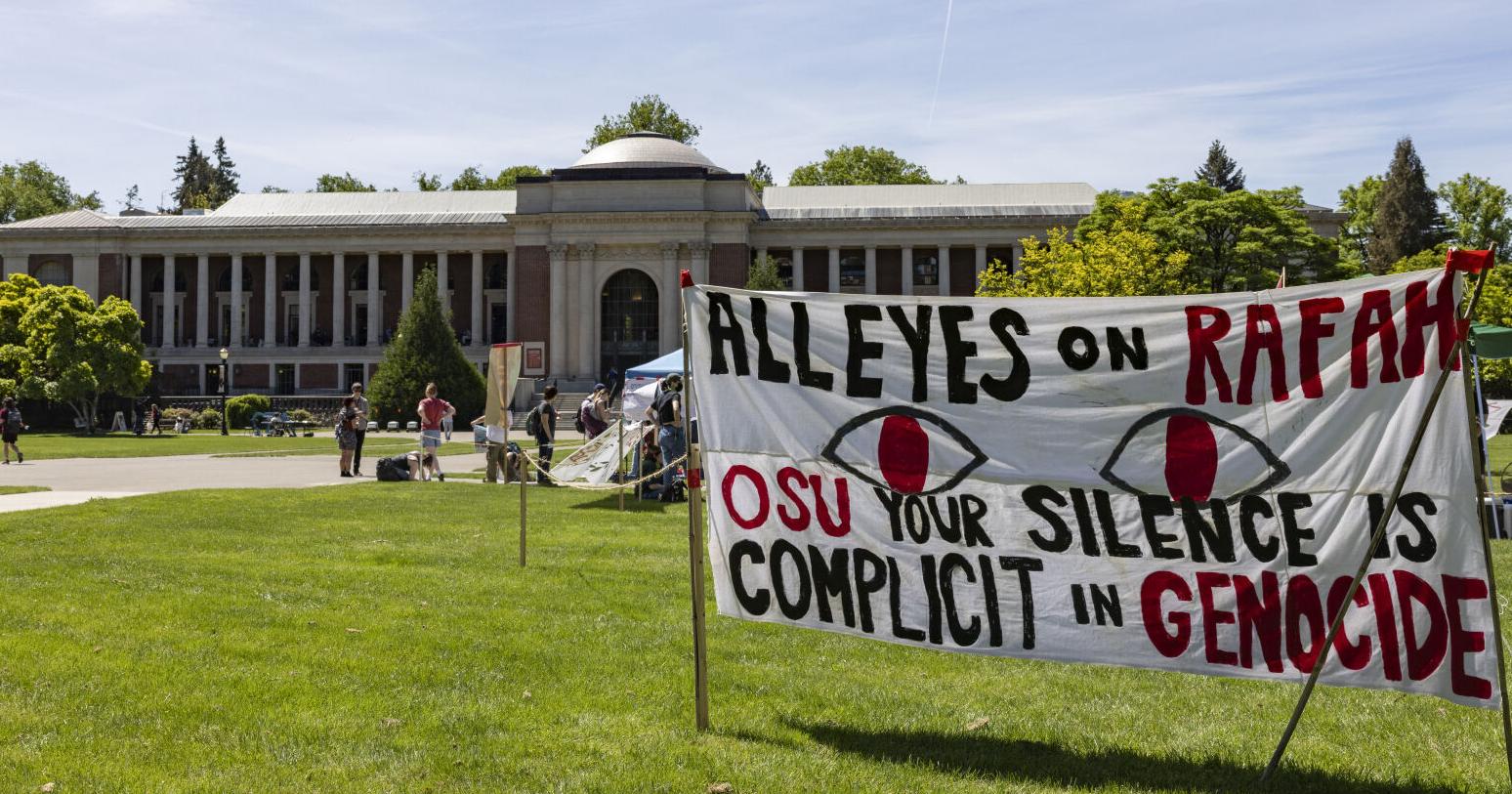 OSU students form pro-Palestinian encampment - Vimarsana News