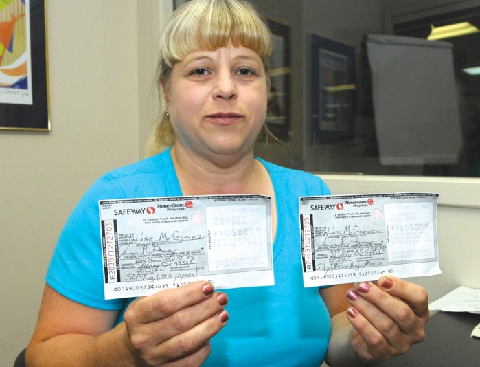 Albany woman struggles to cash 