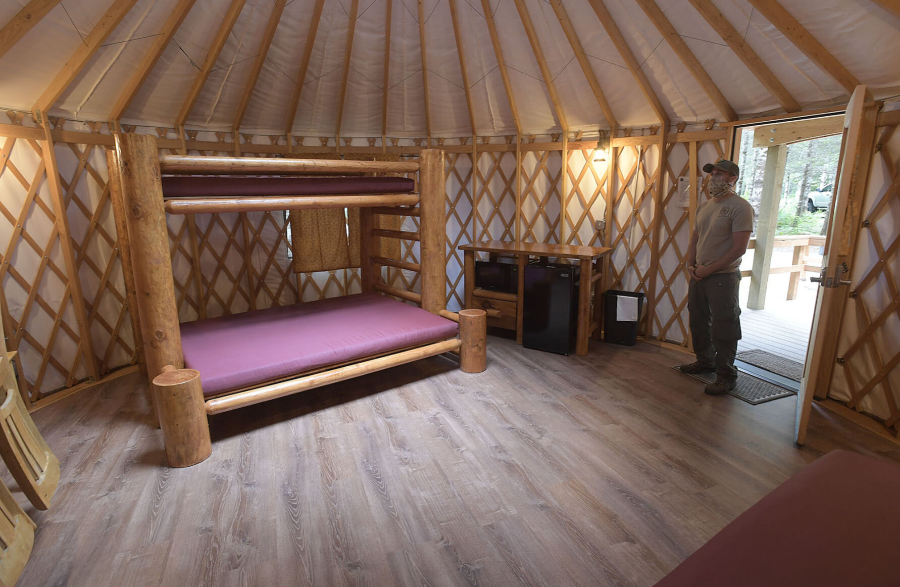 lake catherine yurt