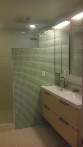 After Remodel Sink & Shower
