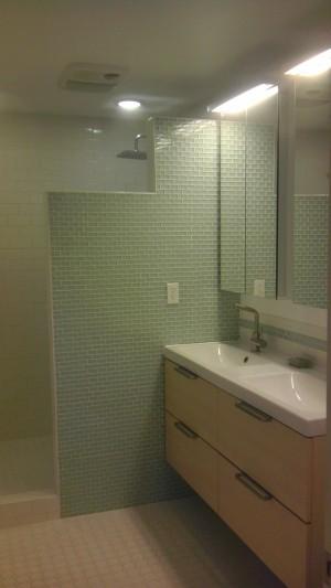After Remodel Sink & Shower