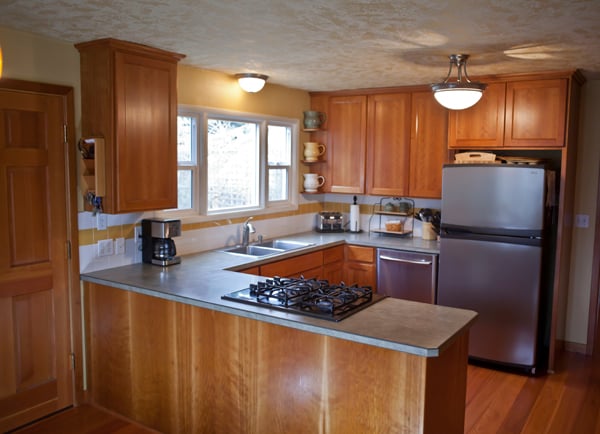 Wood Panel Kitchen