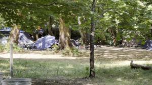 Pioneer Park illegal camping