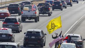 Convoy Protesting COVID-19 Mandates Circles Washington, D.C., Beltway