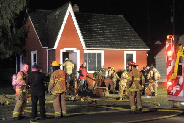 Lebanon Firefighters Rescue Man From Burning House