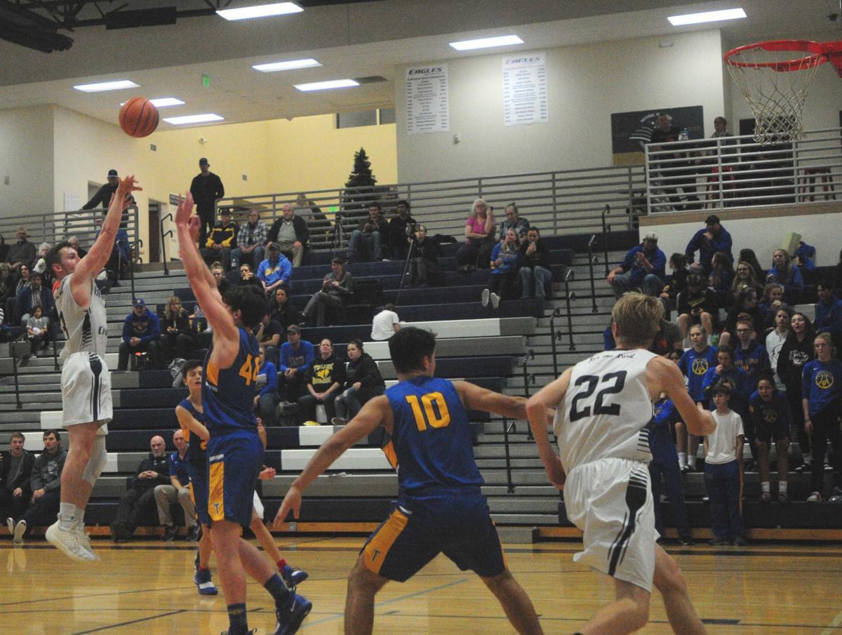Prep Boys Basketball 3 Pointers Ground Eagles Sports