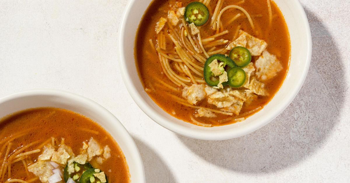 This smokey and spicy Mexican pantry soup takes less than 30 minutes