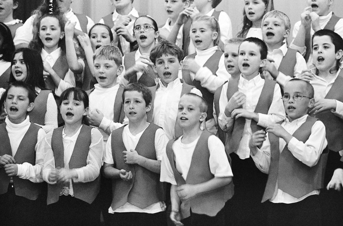 Flashback April 2000 Philomath Elementary Choir