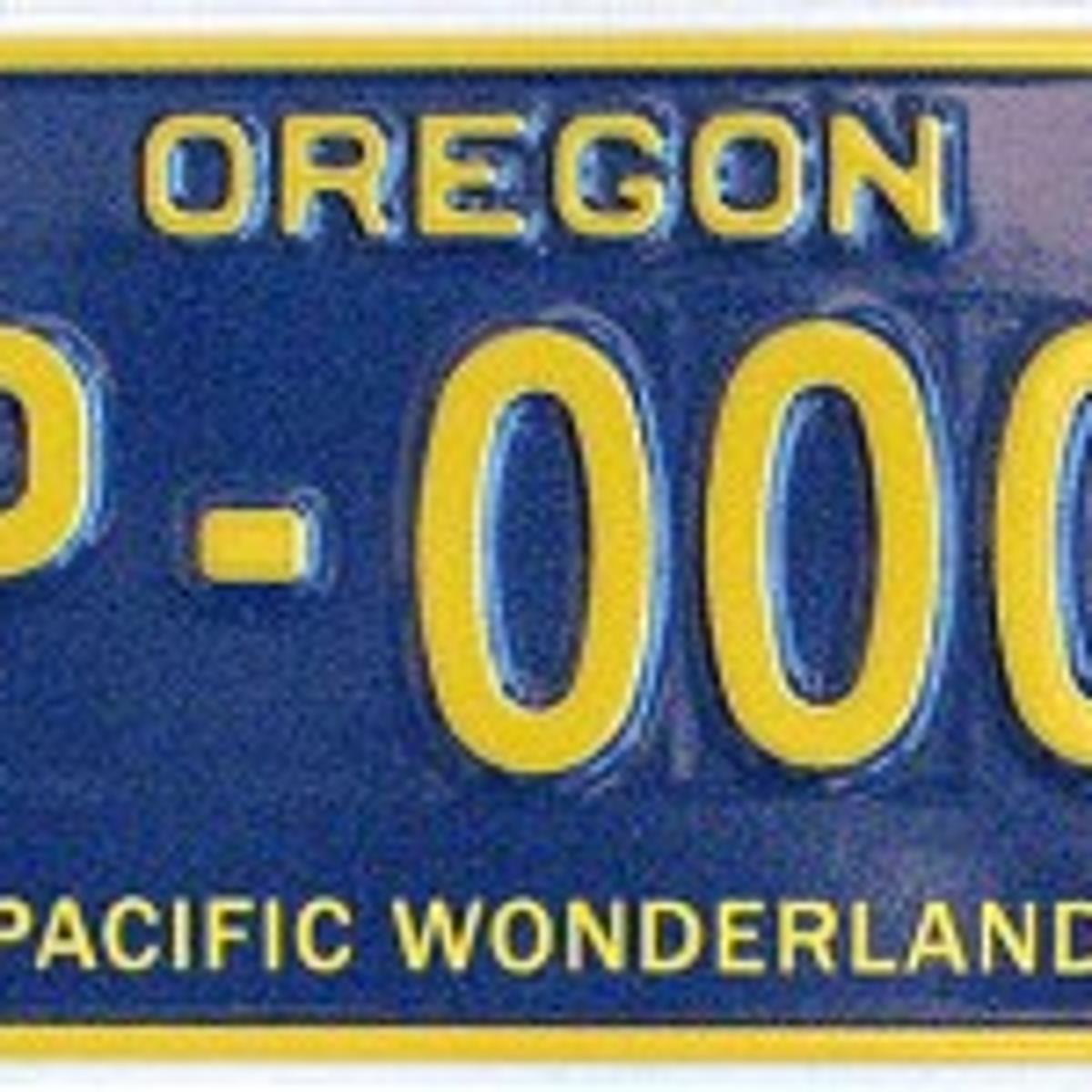 Dmv Deja Vu Pacific Wonderland License Plate Available Local Democratherald Com