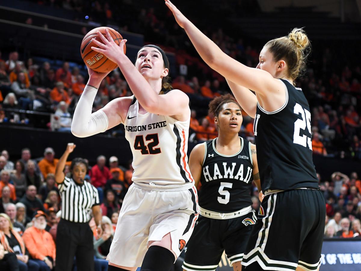 Osu Women S Basketball Beavers Blow Past Hawaii Basketball