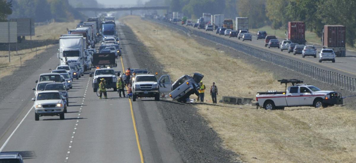 Crash snarls Interstate 5 traffic near Tangent Local