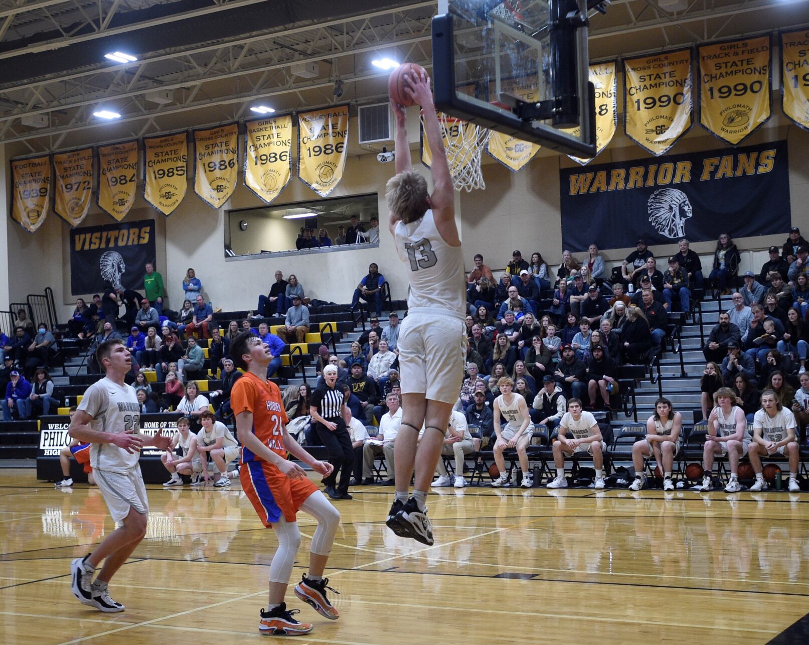 High school boys basketball Philomath routs Hidden Valley in 4A state