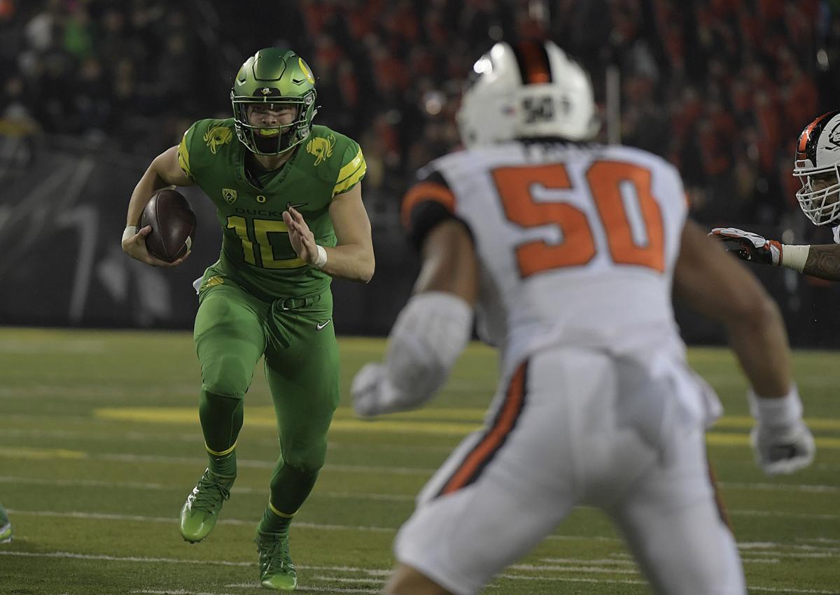 Civil War Football Herbert S Return Big For Oregon Football Democratherald Com