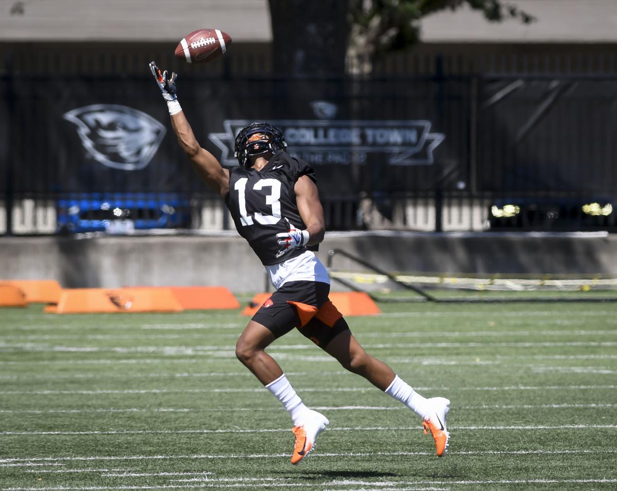 Osu Football Irish Works To Improve His Route Running Football
