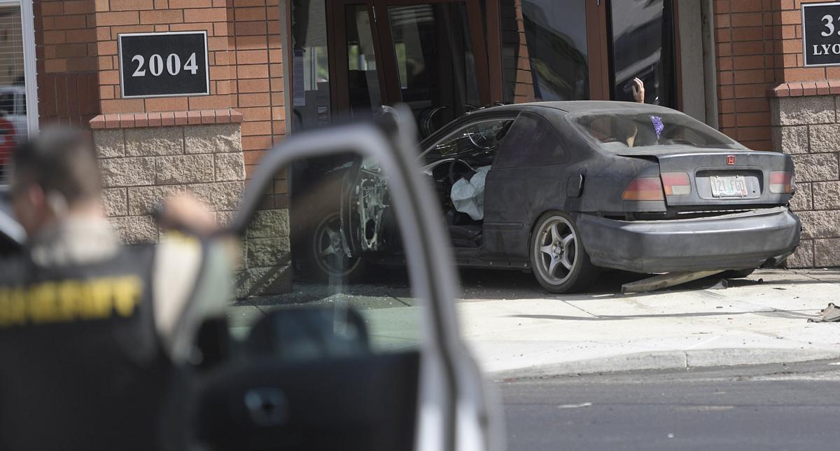 Gallery Threecounty chase ends in crash into bank