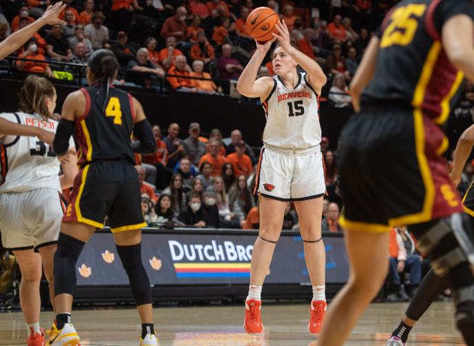 OSU women's basketball Beavers fall to USC 6958 at Gill Coliseum