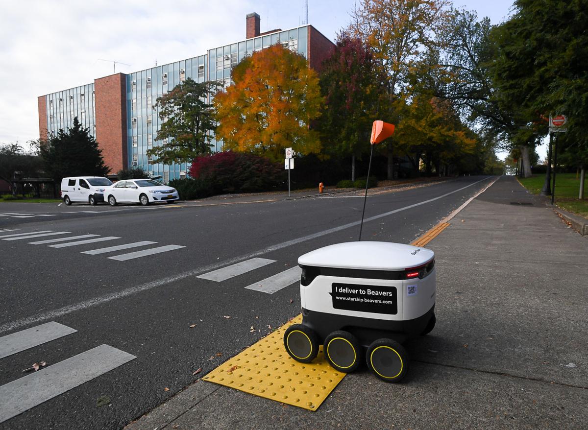 Food delivery robots start work at OSU Local