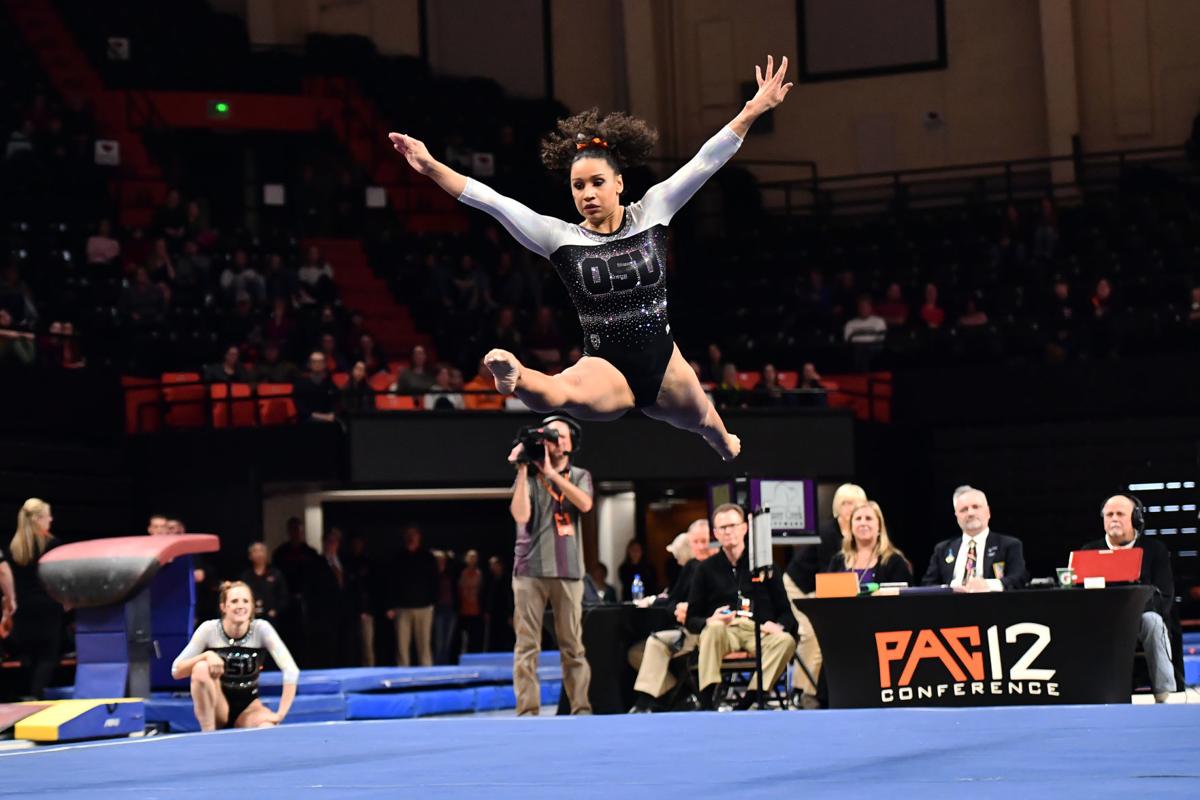 Osu Gymnastics Beavers Get Past Alaska Anchorage And Bowling Green Gymnastics Democratherald Com